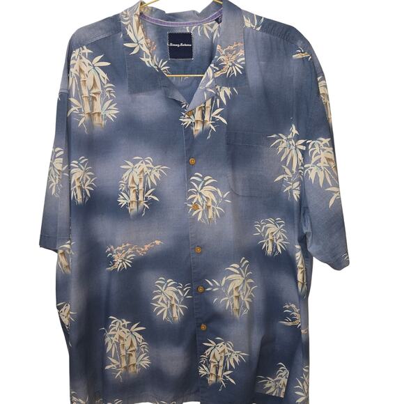Tommy Bahama Short Sleeve Camp Shirt Mens 3XT - Picture 1 of 7